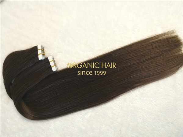 Tap in human hair extensions wholesale cost C2